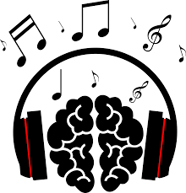 Illustration casque de musique autour d'un cerveau - Apprendre à mémoriser des paroles